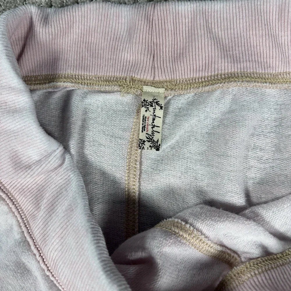 INTIMATELY FREE PEOPLE Size S Cozy All Day Harem Joggers Daylight Fig/Light Pink